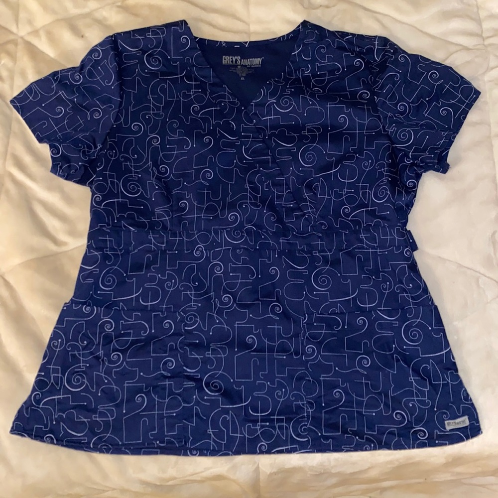 Greys Anatomy Scrub Top